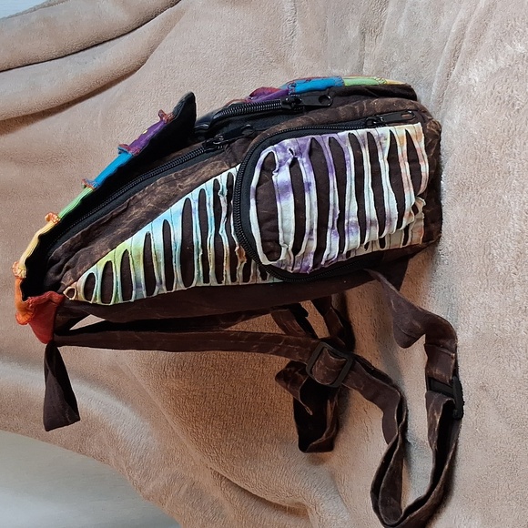 Colorful Embroidered Backpack - Picture 2 of 14